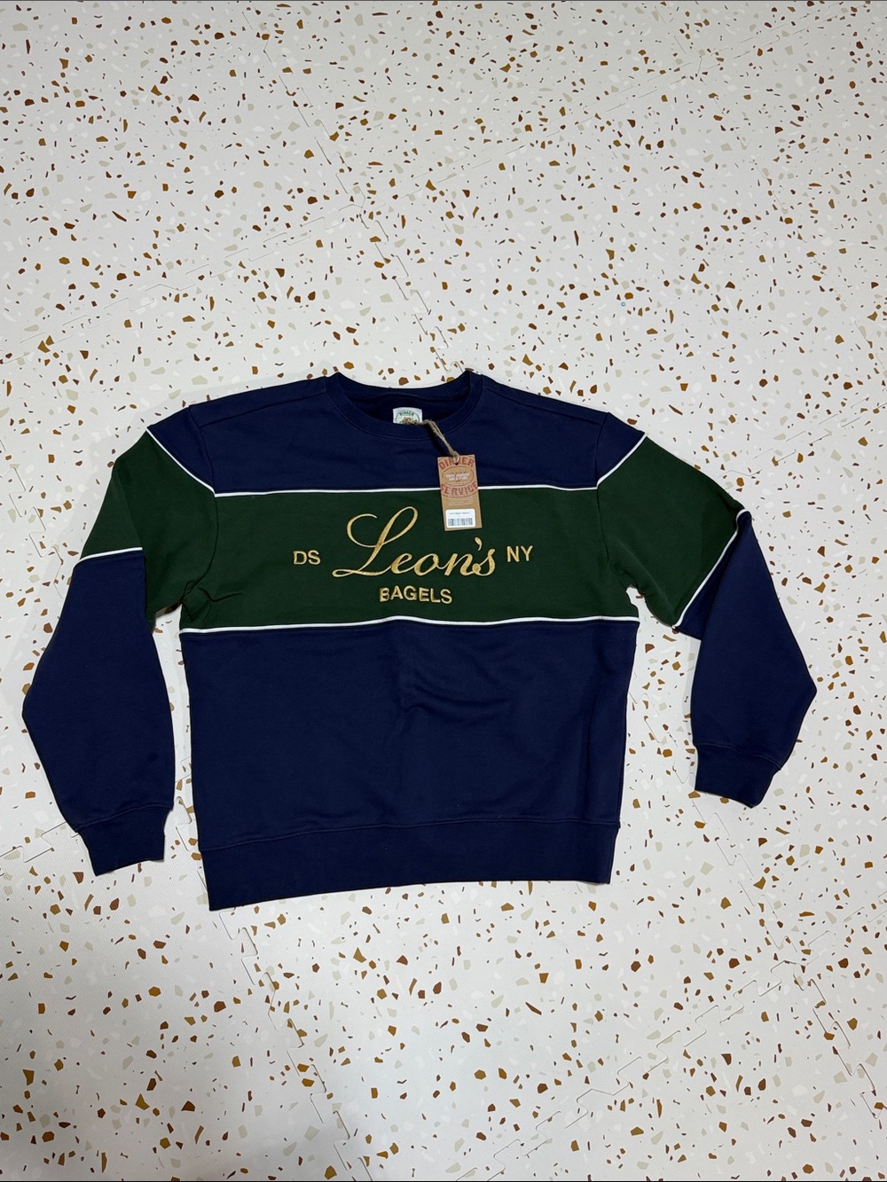 Leon’s Bagels Crewneck X Dinner Service NY